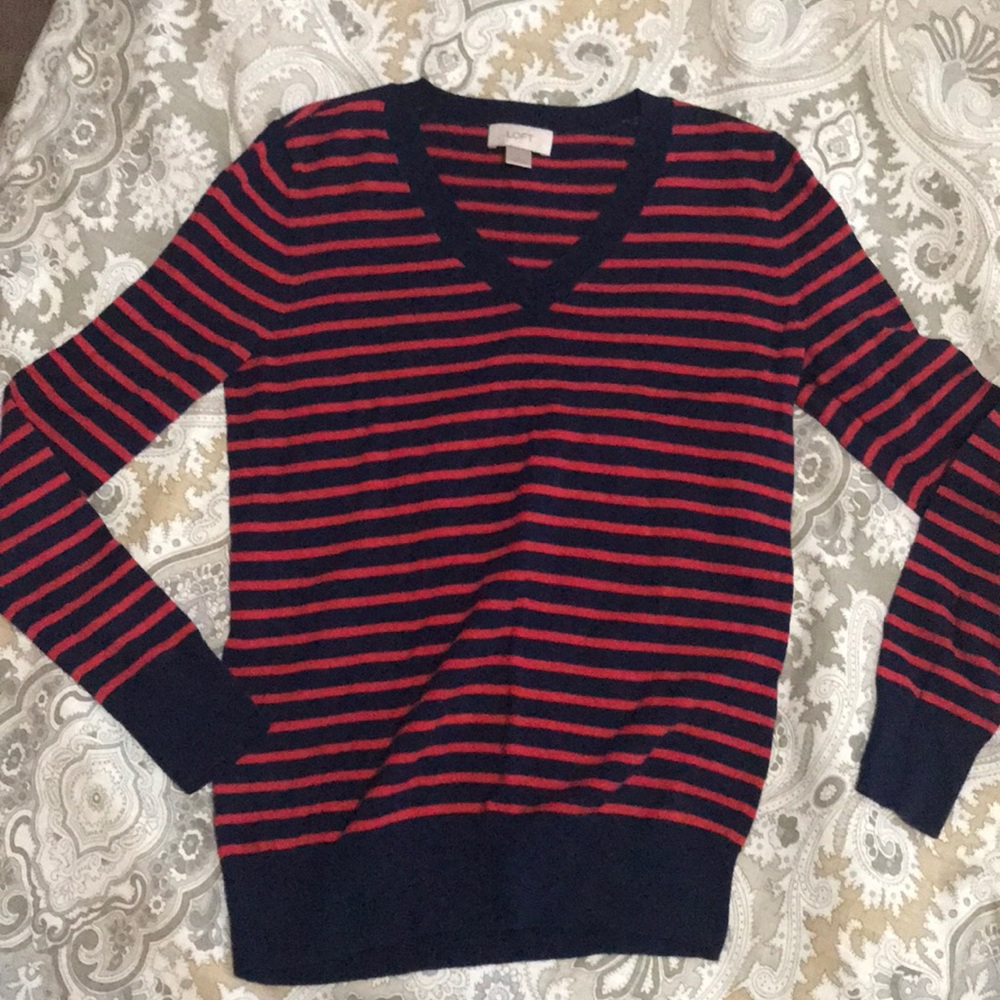 Ann Taylor Loft Striped Sweater
